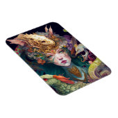 Fantasy Art Dragon Goddess Queen Magneet (Rechterzijde)
