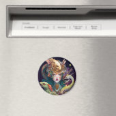 Fantasy Art Dragon Goddess Queen Magneet (Insitu (Vaatwasser))