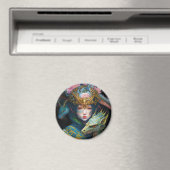 Fantasy Art Dragon Goddess Queen Magnet (Insitu (Vaatwasser))