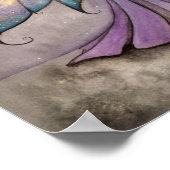 Fantasy Art en Dragonfly Poster (Hoek)