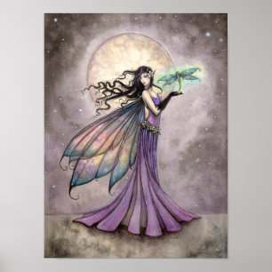 Fantasy Art en Dragonfly Poster