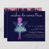 Fantasy Art Fairy wil echt Baby shower (Voorkant / Achterkant)