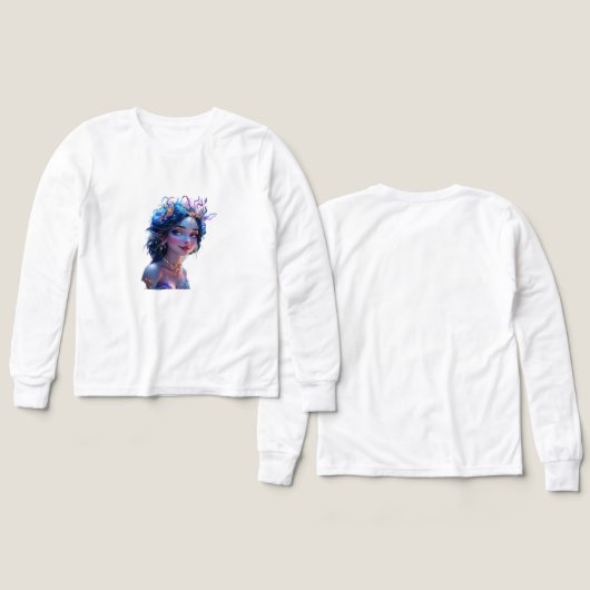 Fantasy Art Girl Sweatshirt (Voorkant /achterkant)