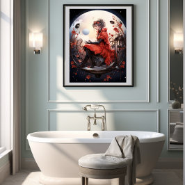 🌟Fantasy Art Ladybug Delight🦋No. 5 Poster