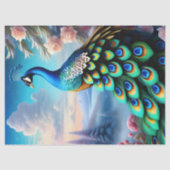 Fantasy Art Pauw Tissuepapier voor Decoupage (Voorkant)