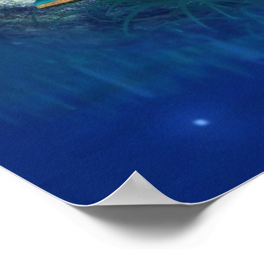 Fantasy Art Poster Moonlight Bird Girl (Hoek)