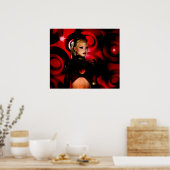 Fantasy Art Poster Red Venus (Keuken)