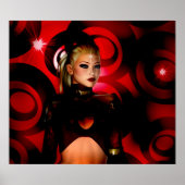 Fantasy Art Poster Red Venus (Voorkant)