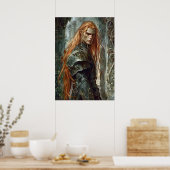 Fantasy Art Poster voor Magic: The Gathering Kaart (Keuken)