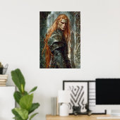 Fantasy Art Poster voor Magic: The Gathering Kaart (Thuiskantoor)