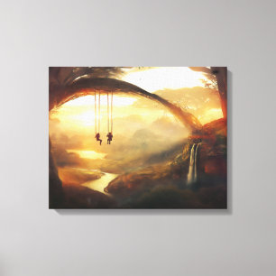 Fantasy Art Premium Wrapped Canvas (gloss) Afdruk