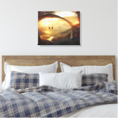 Fantasy Art Premium Wrapped Canvas (gloss) Afdruk (Insitu (Slaapkamer))