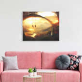 Fantasy Art Premium Wrapped Canvas (gloss) Afdruk (Insitu (Woonkamer))
