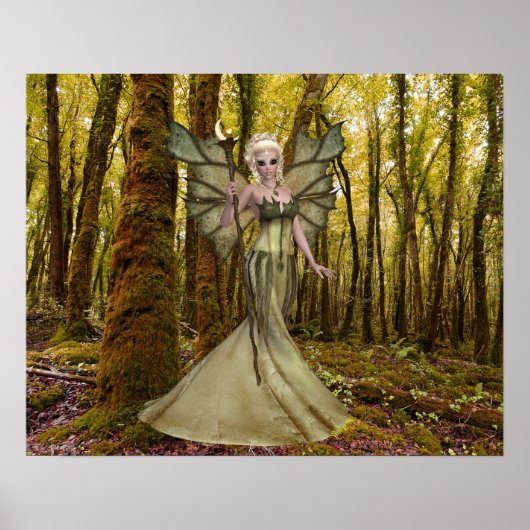 Fantasy Art Princess Forest Poster (Voorkant)