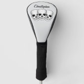 Fantasy Art Schedels Design Golfheadcover (Voorkant)