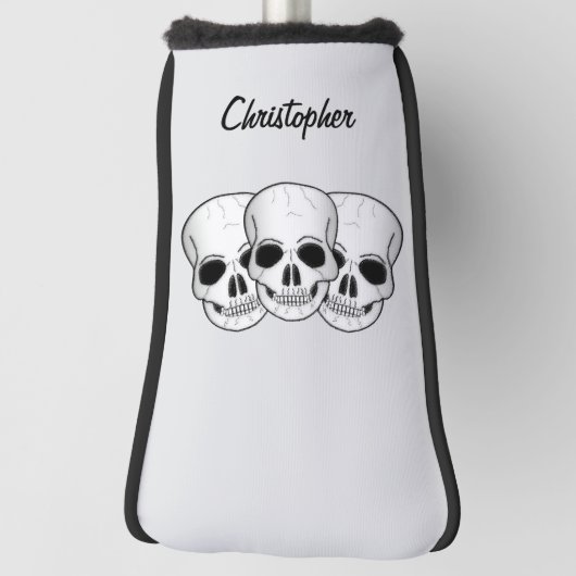 Fantasy Art Skull Design Golfheadcover (Draai 90)