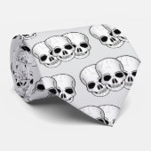Fantasy Art Skull Design Stropdas (Opgerold)