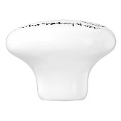 Fantasy Art Skulls Design Personalised Keramische Knop (Zijkant)