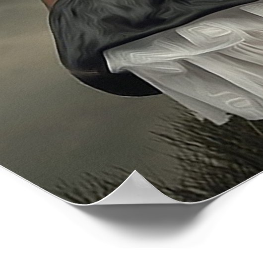 Fantasy Art Steampunk Woman Poster (Hoek)