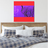 Fantasy Art Stretched Canvas Print (Insitu (Slaapkamer))