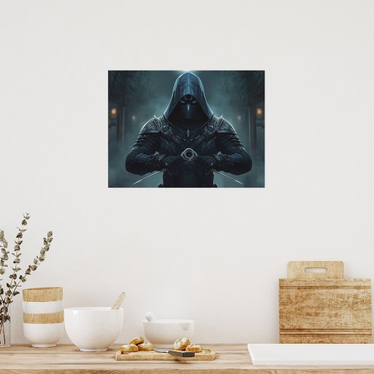 Fantasy Art: “The Whisperer of Arcane Shadows” Poster (Keuken)