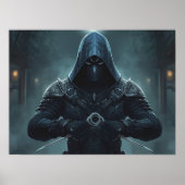 Fantasy Art: “The Whisperer of Arcane Shadows” Poster (Voorkant)