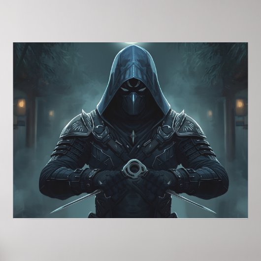 Fantasy Art: “The Whisperer of Arcane Shadows” Poster (Voorkant)