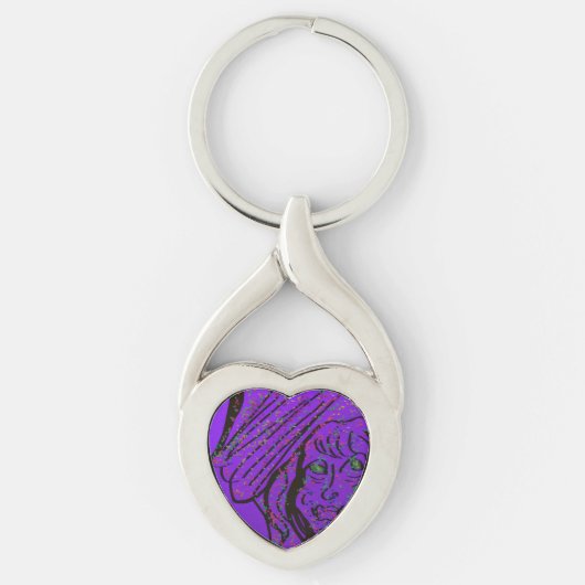 Fantasy Art Twisted Heart Keychain (Voorkant)