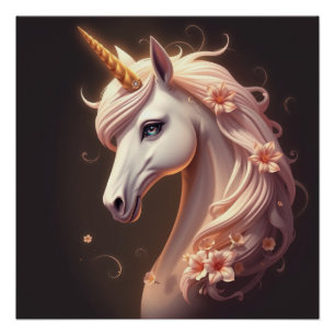 Fantasy Art Unicorn Perfect Poster