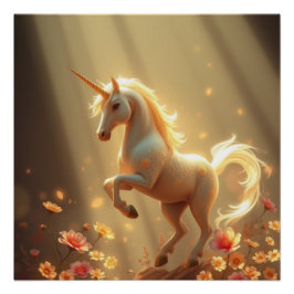 Fantasy Art Unicorn Perfect Poster