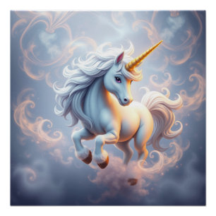 Fantasy Art Unicorn Perfect Poster