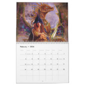 Fantasy Art van Steve A Roberts Kalender (Feb 2026)