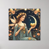 fantasy art vrouw tarot stijl canvas afdruk (Voorkant)