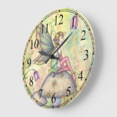 Fantasy Art Wall-lock met een futloze ventilator Grote Klok (Hoek)