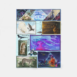 Fantasy Artwork van Kaiya Wells Fleece Blanket Deken