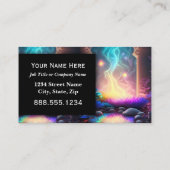 Fantasy Auteur Reiki Healer Professional Executive Visitekaartje (Achterkant)