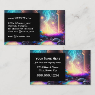 Fantasy Auteur Reiki Healer Professional Executive Visitekaartje