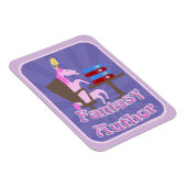 Fantasy Author Unicorn Fun Writing Slogan Magneet (Rechterzijde)