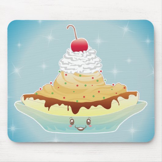 Fantasy bananasplit muismat (Voorkant)
