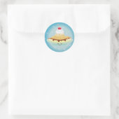 Fantasy Bananasplit Ronde Sticker (Tas)