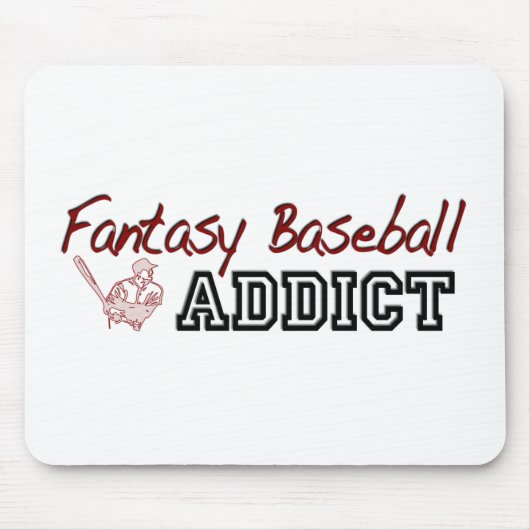 Fantasy Baseball Addict Muismat (Voorkant)