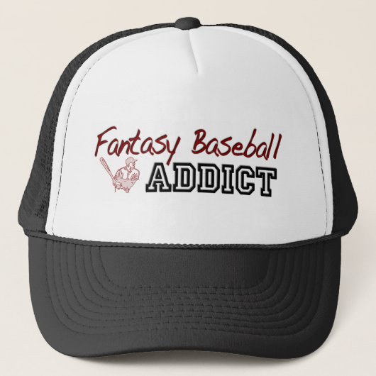 Fantasy Baseball Addict Trucker Pet (Voorkant)