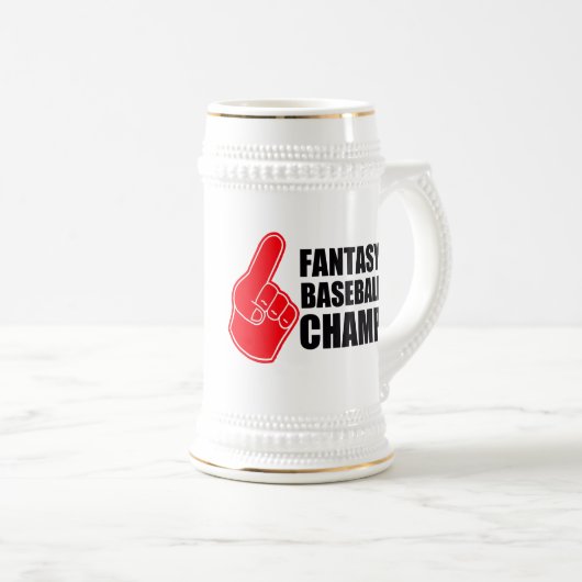 Fantasy Baseball Champ Bierpul (Voorkant rechts)