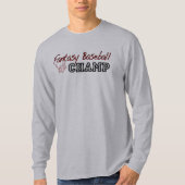 Fantasy Baseball Champ T-shirt (Voorkant)