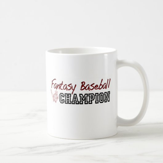 Fantasy Baseball Champion Koffiemok (Rechts)