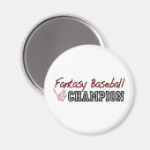 Fantasy Baseball Champion Magneet (Voorkant / Achterkant)
