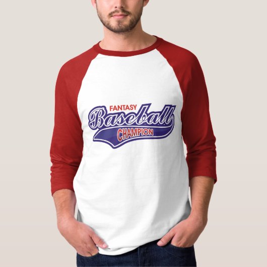 Fantasy Baseball Champion T-shirt (Voorkant)