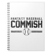 Fantasy Baseball Commish Notitieboek (Voorkant)