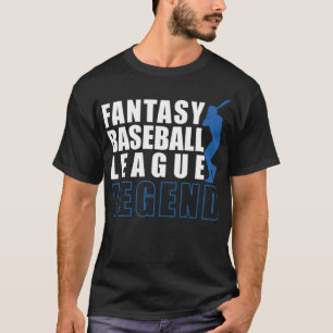 Fantasy Baseball League honkbal grappig bambino T-shirt