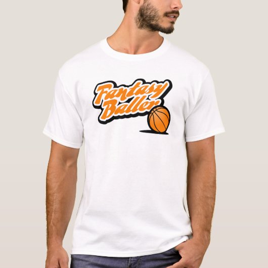 Fantasy Basketball Baller T-shirt (Voorkant)